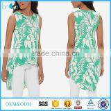 Women Summer Clothing Long Tank Top African Printed Long Back Designs thumbnail-1