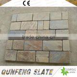 Factory Direct Sale Erosion Resistance Antacid Rusty Slate Floor Tile Tumbled Stone