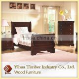 Bedroom furniture set, Sleigh Bed, Panel Furniture, FSC Youth Room furniture