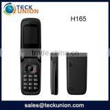 H165 2.0 Inch Dual Sim Both Active Telephone Gsm Support Whatsapp Flip Phone thumbnail-1