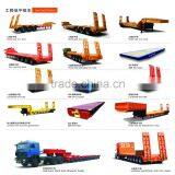 CIMC Lowbed Semi Trailer to Transport Heavy Duty Machines Equipements,construction Machineris thumbnail-2