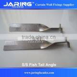 SS201 202 304 Up Down Fish Tail Anlge Fixings for Saudi Arabia Market