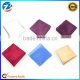 Factory Price Wedding Silk Solid Color Soft Pocket Square For Bridegroom Quality Choice thumbnail-1