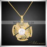 2016 New Style Copper Fan Shape Essential Oil Charm Pendant Wholesale Jewelry thumbnail-1