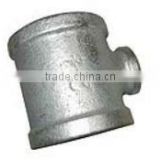 galvanized cast iron reducing tee