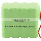 9.6V AA 2500mAh NiMH Rechargeable Battery Pack thumbnail-1