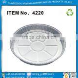 Disposable Aluminium Pie Pan Aluminum Foil Pizza Pan for Oven 4220