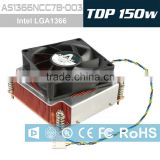 Alseye manufacturer BA0323 cpu fan heatsink for intel LGA 1366