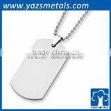 Cheap Stainless Steel Blank Silver Dog Tag thumbnail-3