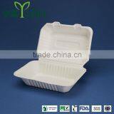 9"X6" Sugercnae 2 Compartments Clamshell thumbnail-1