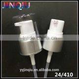 24/410 Silver Aluminum Treatment Pump , Hand Luxury Cream Pumps for Bottle thumbnail-1