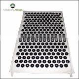 Blue Coloured Striped Yoga Rug, thumbnail-3