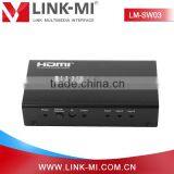 LINK-MI LM-SW03 15m Transmission Distance HDMI Switcher 3x1