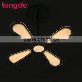 Single CCT Creative Deformable Fan Shape LED Ceiling Pendant Lamp for Restaurant thumbnail-2