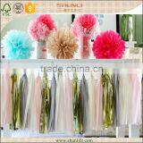 Hot Sale Price High Quality Tissue Paper Tassel Supplier for Party Decoration