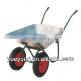 Two Wheels Garden Wheel Barrow/construction Site Barrow for Russian Market/Aluminum Wheelbarrows