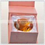 Shining Crystal Amber Diamond Paperweight For Home Decoration