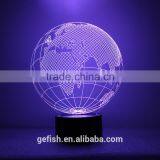 Cheap 3D Acrylic Table Earth Lamp Christmas Gift thumbnail-4