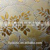 Hot New Design Gold Print Pvc Leather for Bags