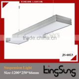 Office aluminum linear Modern Pendant with SMD 2835LED lamp/lighting