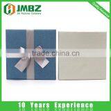 Decorative Rigid Cardboard Jewellery Packaging Box With Satin Ribbon thumbnail-3