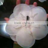 White Satin Ribbon Handmade Flowers thumbnail-1