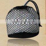 Organic Cotton Cosmetic Pouches With Cotton Mesh thumbnail-1