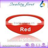 Low Price Large Capacity Free Sample 1 Inch Silicone Wristbands Red Bracelet Bracelet Smart Factory Wholesale