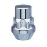 1/2" Inch Chrome Locking Lug Nuts | Bulge Acorn | 4 Lugs 1 Key | Wheel Locks