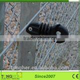 angle iron flat post insulator