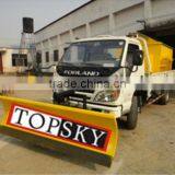 Truck Mounted Snow Plow and Rear Spreader