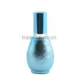 Crackle Colour Round Shaped Empty Glass Spray Bottle With Aluminum Atomizer for Perfume Packaging thumbnail-4