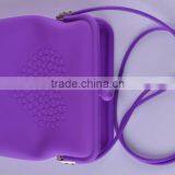 fashion girls silicone shoulder bag