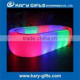2017 Modern PE Plastic Bar Table Set High Bar Cocktail Table White Plastic LED Furniture Led Bar Table thumbnail-3