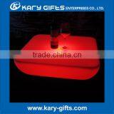 Unbreakable Plastic Material Modern Led Light Coffee Table for Living Room thumbnail-3