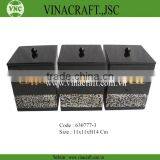 Bamboo Tea Coffee Sugar Jars