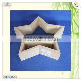 Hot Selling Unfinished Unique Gift Original Color Wooden Star thumbnail-2