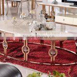 C366-1 Stainless Steel Marble Coffee Table thumbnail-3