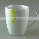 350ml White Ceramic Coffee Mug in Stock for Promotion thumbnail-1