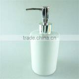 Lotion Dispenser, Toilet Brush Holder, Tumbler Accessory White Ceramic Bathroom Sanitary 3 Set thumbnail-3