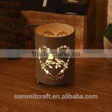 Hollow Metal Reindeer Candlestick Wedding Candle Holder thumbnail-5