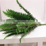 fake jungle style decoration long fern leaf plastic leaf display