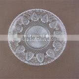 Round Clear Bread Glass Plate , Dessert Plate , Fruit Dish thumbnail-3