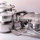 High Quality 15pcs Stainless Steel Cookware Set thumbnail-5