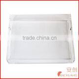 Acrylic Insert Paper Tray Lucite Tray With Insert Slot for Custom Photo or Paper thumbnail-3