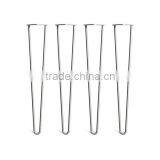 Globla Supplier Metal 40 Inch Chrome Plating 3 Rod Iron Dining Table Leg thumbnail-2