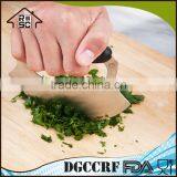 Rock-n-Chop Stainless Steel Pizza Vegetable Cutter With Silicone Handle thumbnail-5