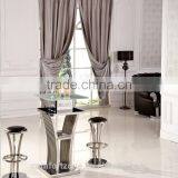 BT04 Delicate High Bar Stool Chair and Table Sets thumbnail-1