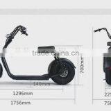 2016 Zhejiang Factory Stocked Cheap and Good Quality Electric Scooter 48v Fat Tire Citycoco6 With Suspension &48v Li-ion Battery thumbnail-1
