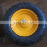 Garden Trolley Ues Wheels Rubber Wheel 4.00-8 With Steel Rim thumbnail-6